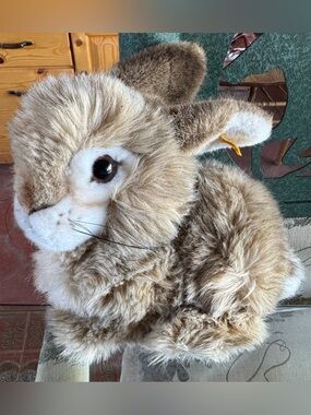 Steiff Vintage Rabbit Bunny Dormy Excellent Condition All Tags Large Size!